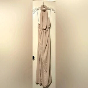 Show me your mumu halter dress tan size L